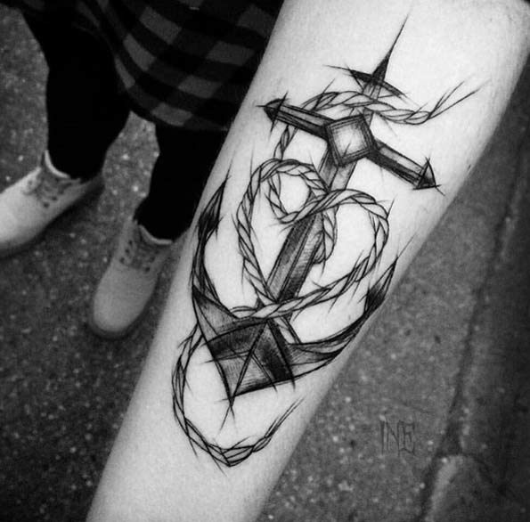 100 Anchor Tattoos & Meanings Anchored for Life