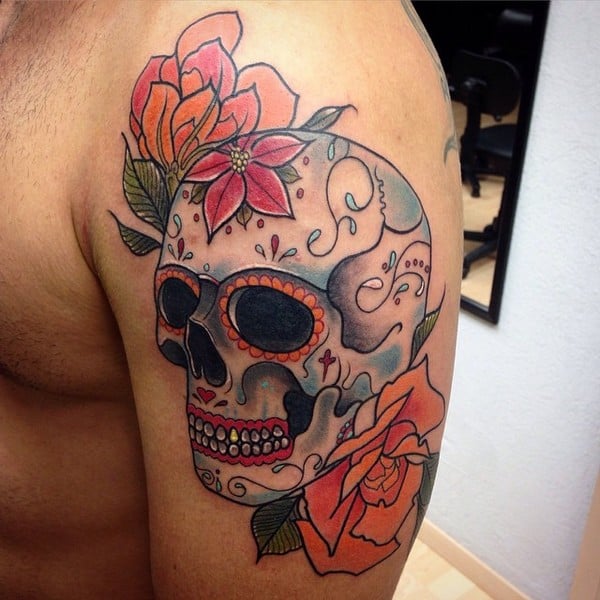 Sugar Skull Tattoo Designs Meaning