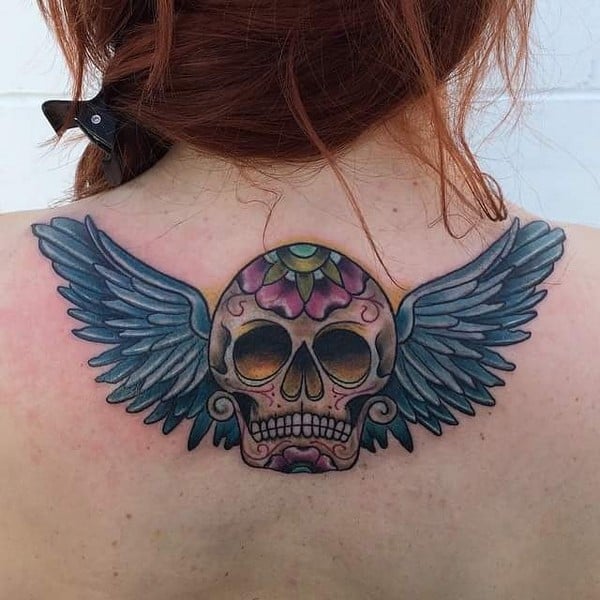 Traditional Sugar Skull Tattoo