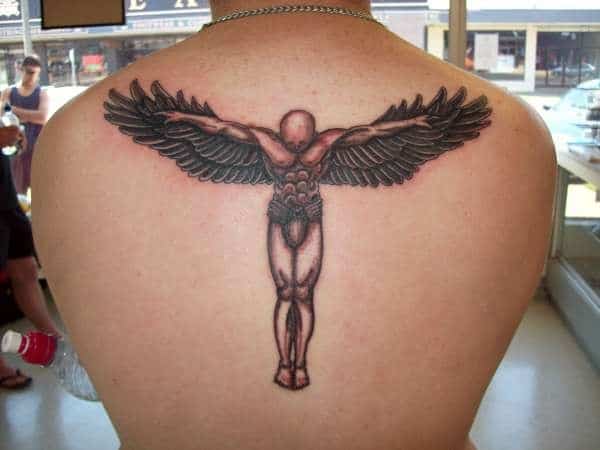 Winged Angel Man Tattoo