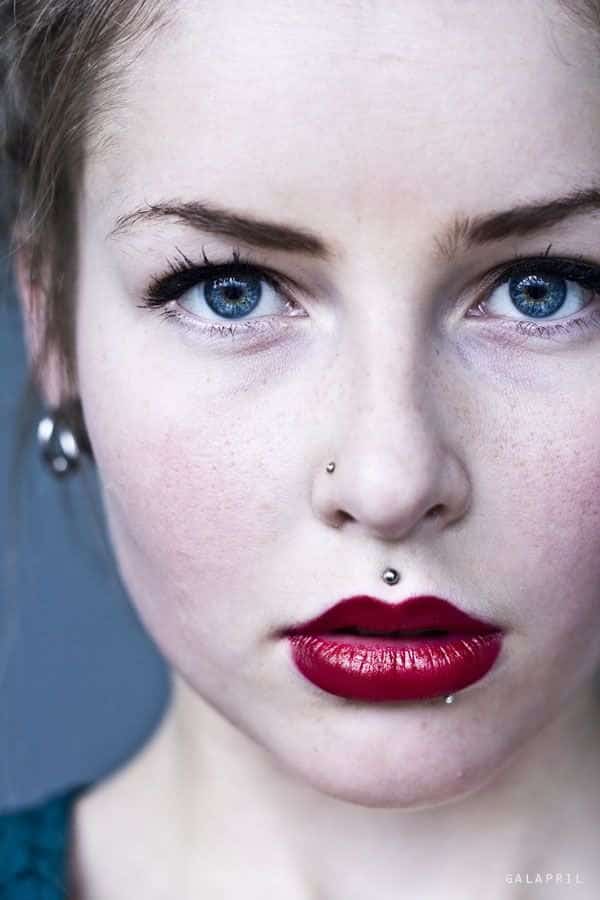 Unique Lobe And Medusa Piercing