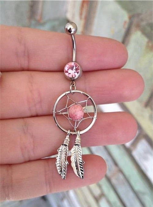 Dream Catcher Belly Ring