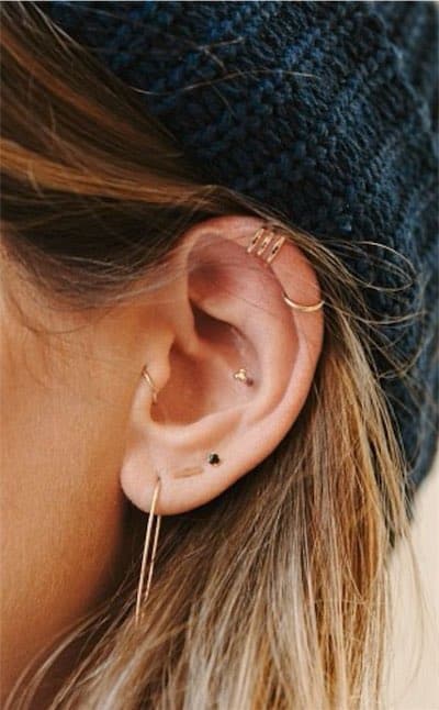 Tragus Piercing Rings