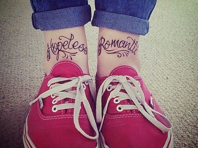 ankle tattoo