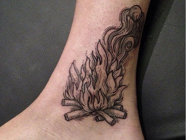 ankle tattoo