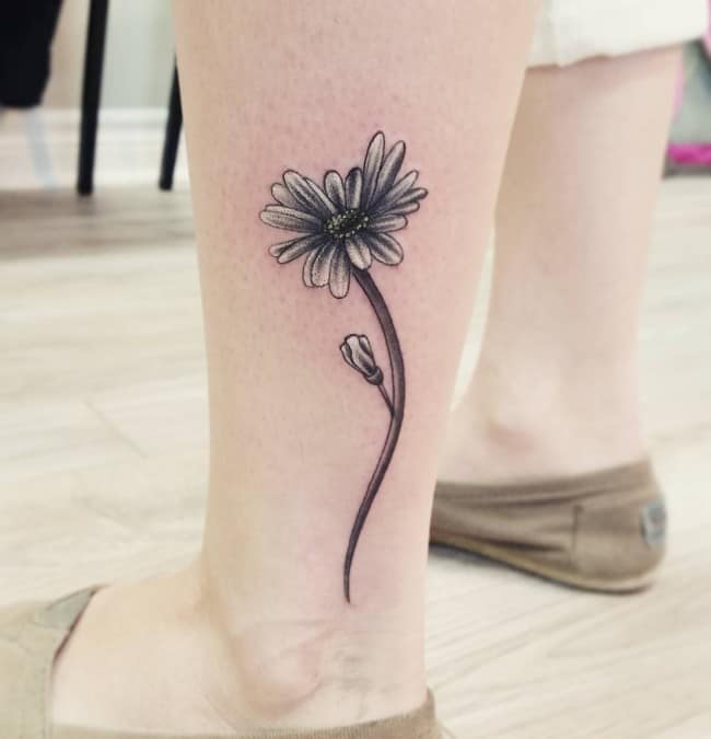 Stunning Flower Ankle Tattoo Ideas Youll Love  Tattoo Glee