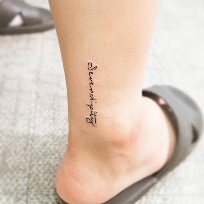 166 Small Dainty Ankle Tattoos