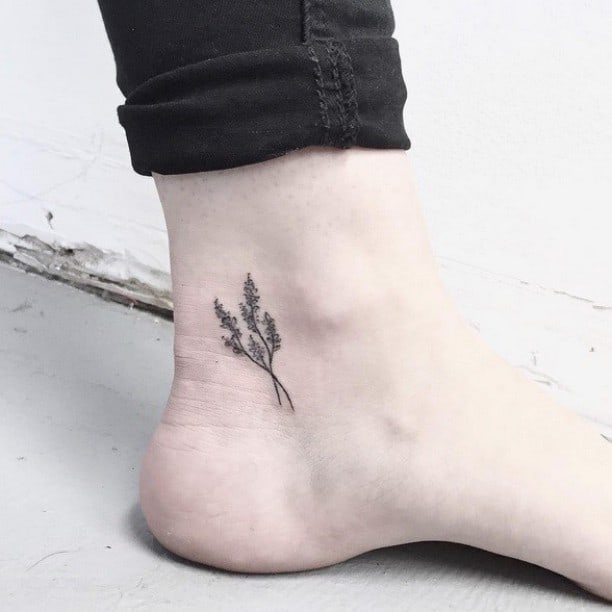 Tattoo design- feminine floral tattoo desired to cover existing tattoo on  inner ankle | Freelancer