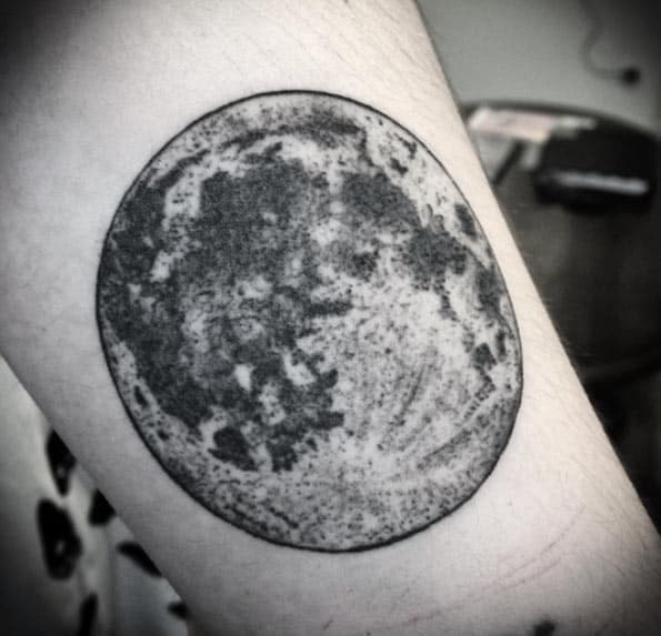 Full Moon Tattoo by Noksi