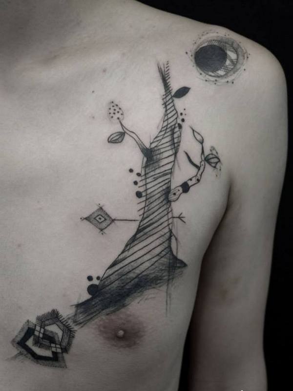 moon tattoo