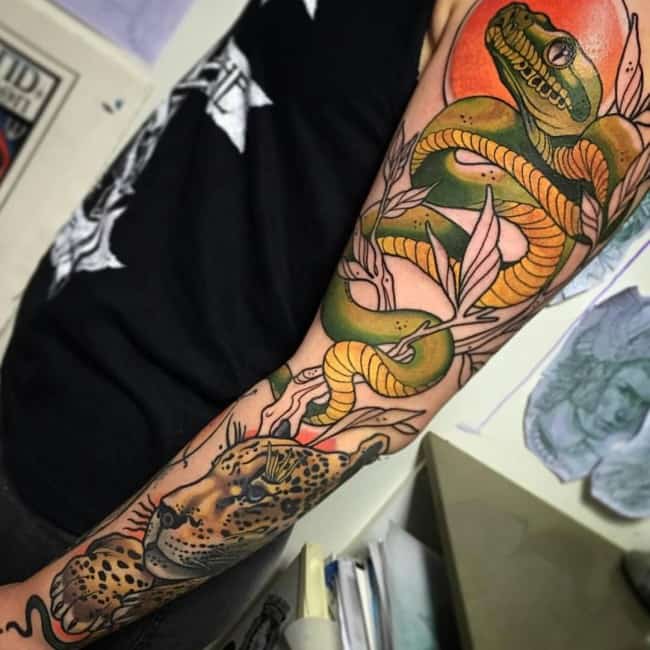 snake tattoo