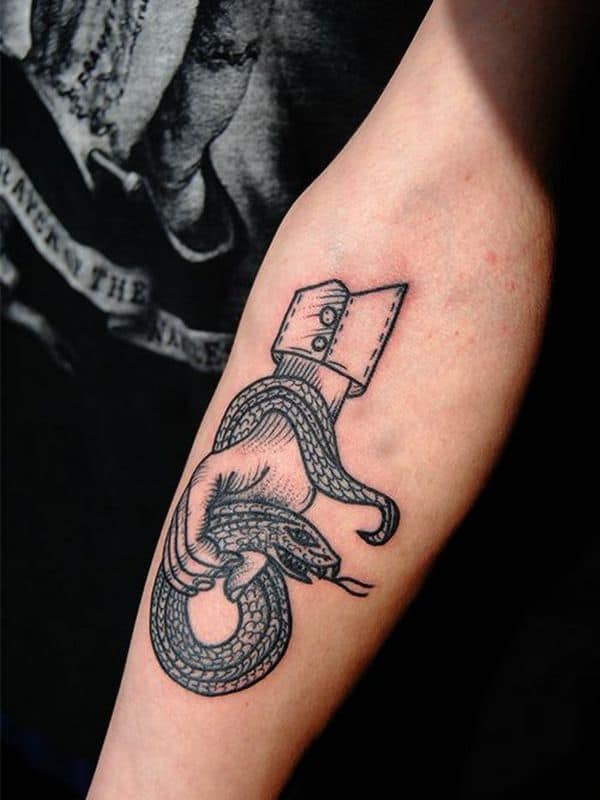 Trust no one especially people with snake heads for hands DM Nik at  niketattoo for your next tattoo  Instagram