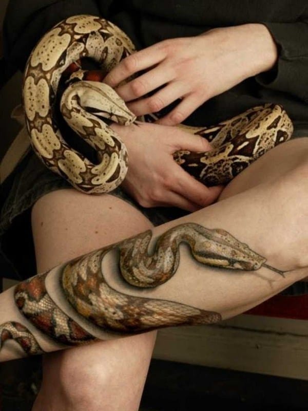 snake tattoo