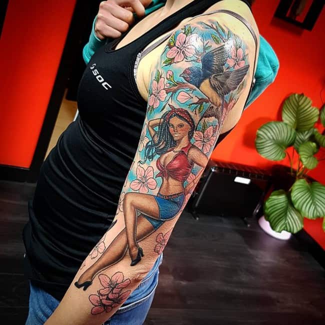 150 Sexy Pin Up Girls Tattoos Ultimate Guide February 2020 