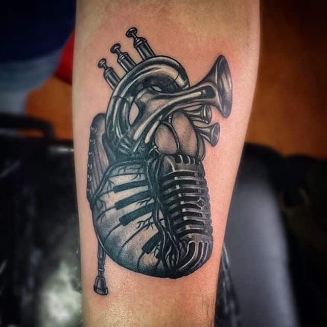 Microphone Tattoo