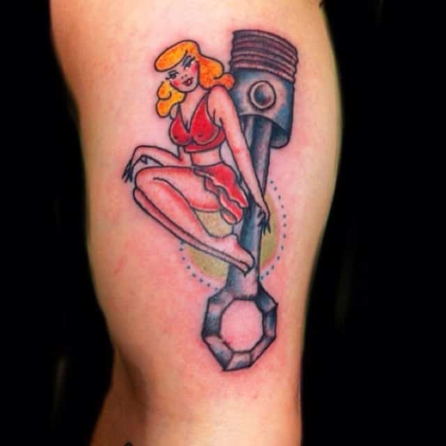 TOP 65 Pin Up Girl Tattoo Sexy Designs