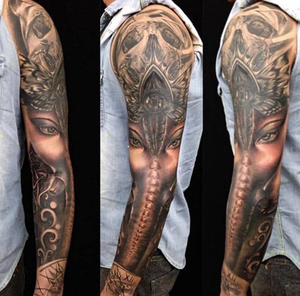 Lord Ganesh Sleeve by Johan Avila