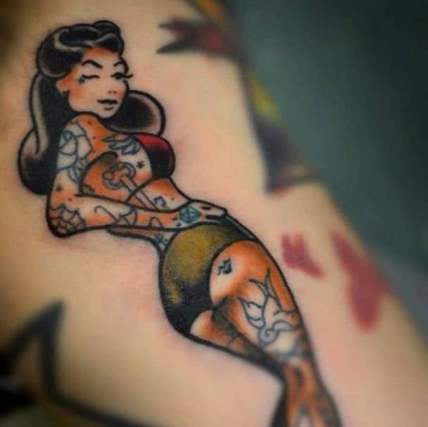 150 Beautiful Pin Up Girl Tattoos Ultimate Guide March 2021