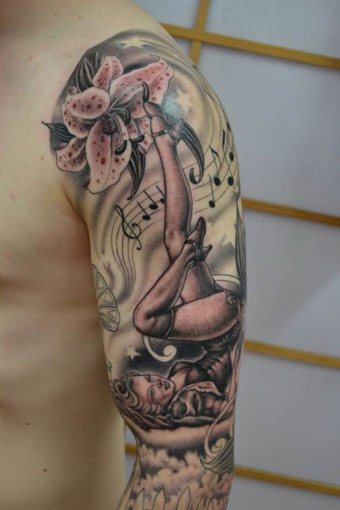 TOP 65 Pin Up Girl Tattoo Sexy Designs