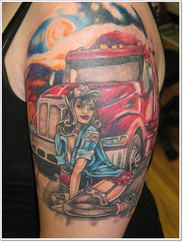 TOP 65 Pin Up Girl Tattoo Sexy Designs