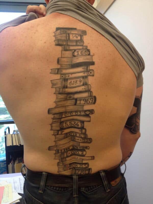 spine tattoo