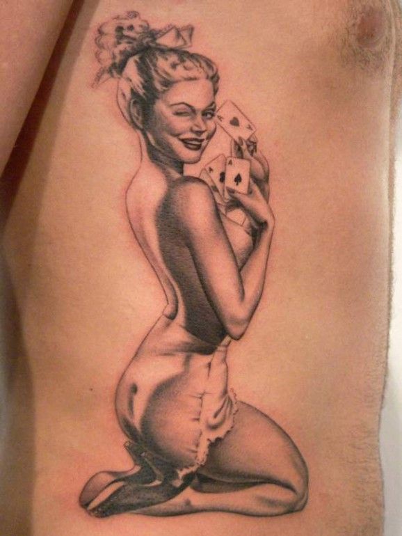 TOP 65 Pin Up Girl Tattoo Sexy Designs