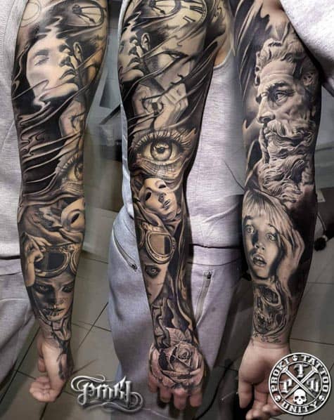 14 Coolest Ideas on Sleeve Tattoos for Men