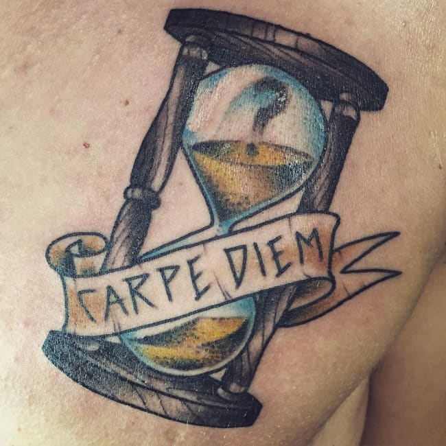 Tattoo uploaded by Chucks Tattoos   Carpe Diem Old English Font   Tattoodo