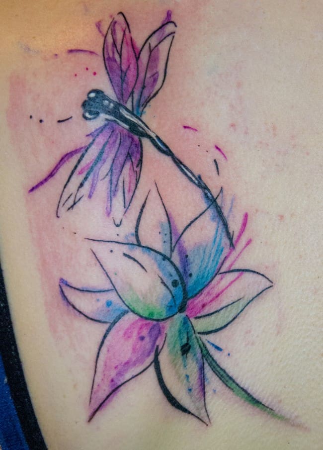 tatoeage van libelle (11)