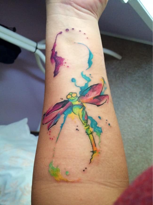 Dragonfly tattoo by Miss Pank Tattoo  Post 19803