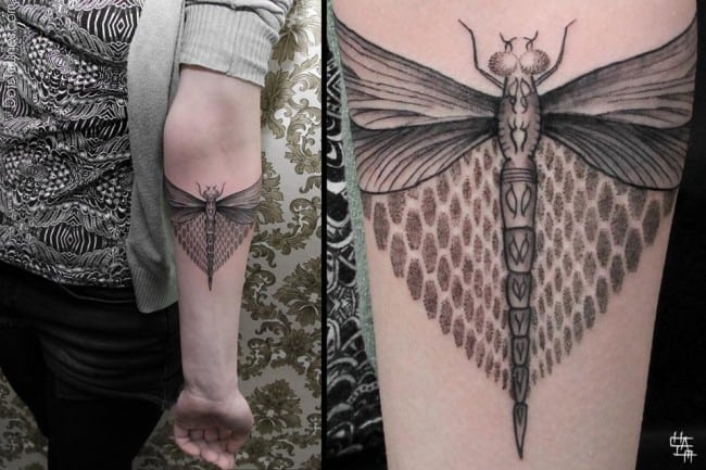 Tattoo uploaded by Clyde Laudato II  Interactive dragonfly clydelaudato  finelinetattoo interactivetattoo blackandgreytattoo blackworktattoo   Tattoodo