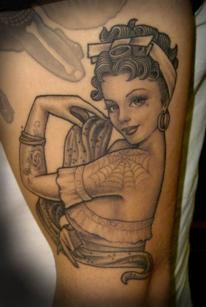 TOP 65 Pin Up Girl Tattoo Sexy Designs