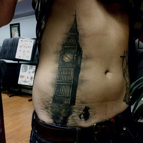 20 Attractive Stomach Tattoo Designs for Men and Women