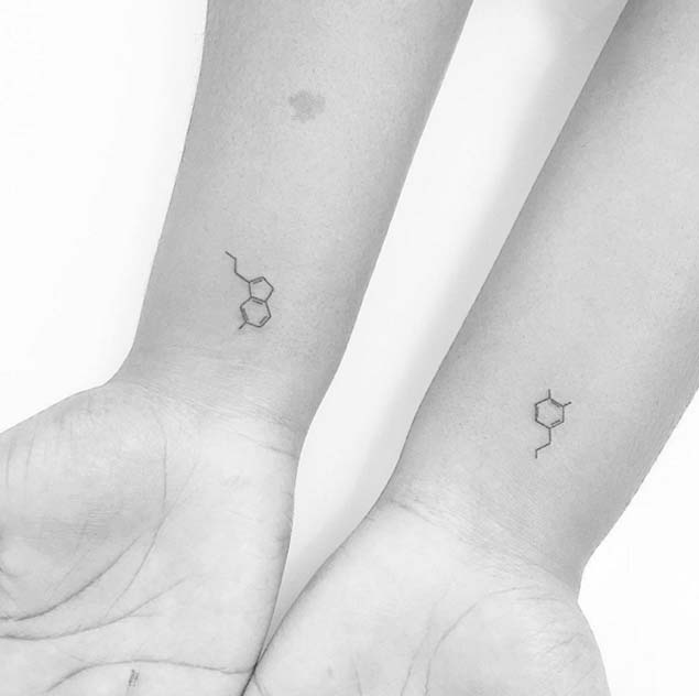 molecule tattoos