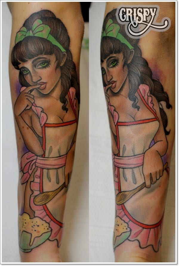 TOP 65 Pin Up Girl Tattoo Sexy Designs