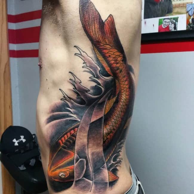 cool rib tattoos for men