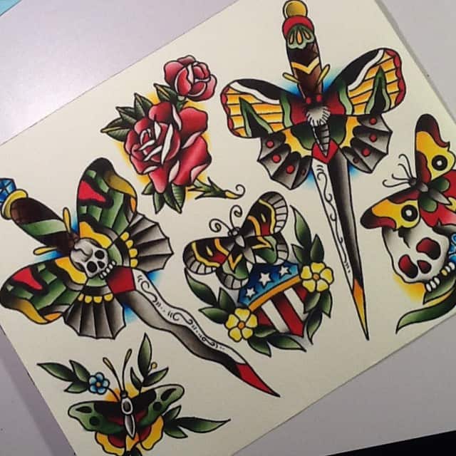 sailor Jerry's tattoos