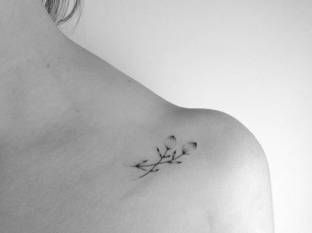 Tiny Shoulder Tattoo by Lara M. J. 