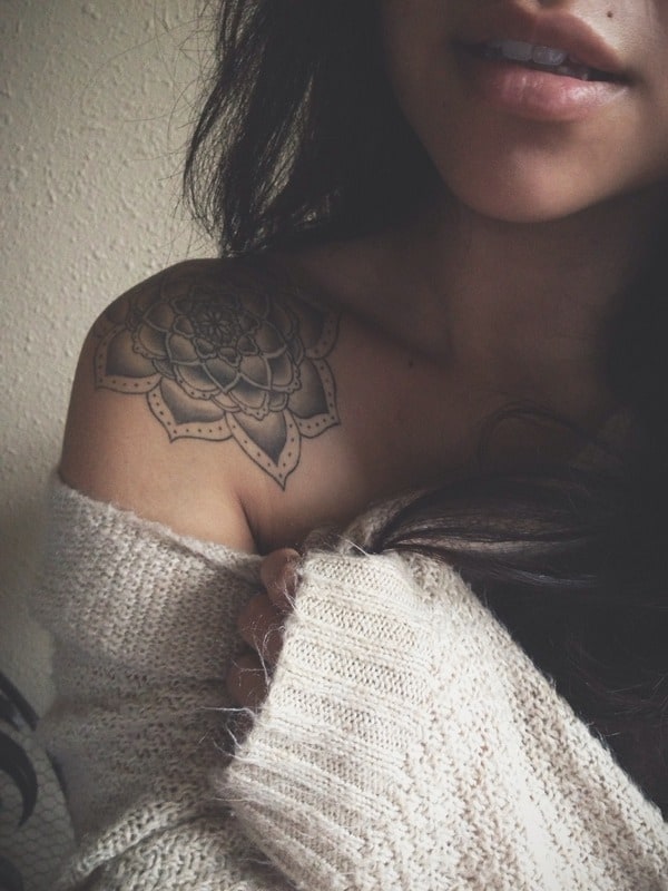 Shoulder tattoos for girls