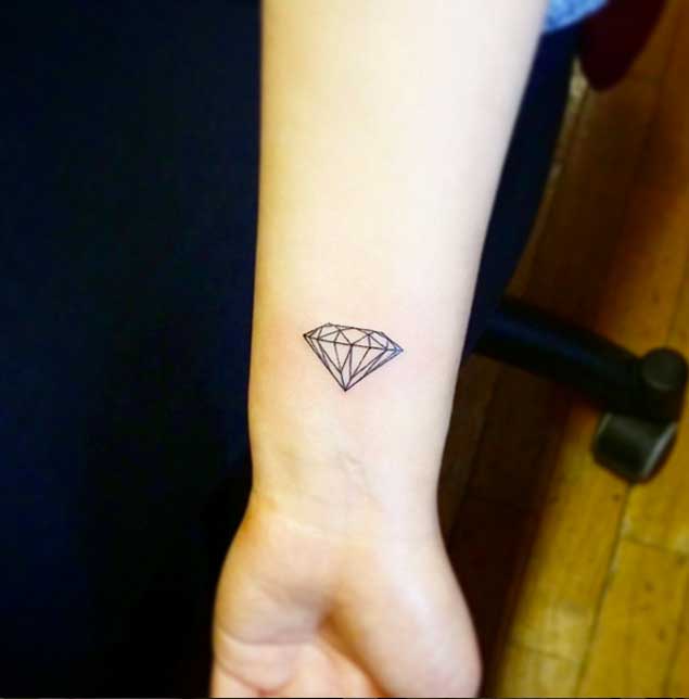 Small Diamond Tattoo