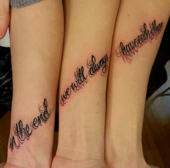 41 Inseparable Sisters Infinity Tattoos Youll Want To Get   Spiritustattoocom