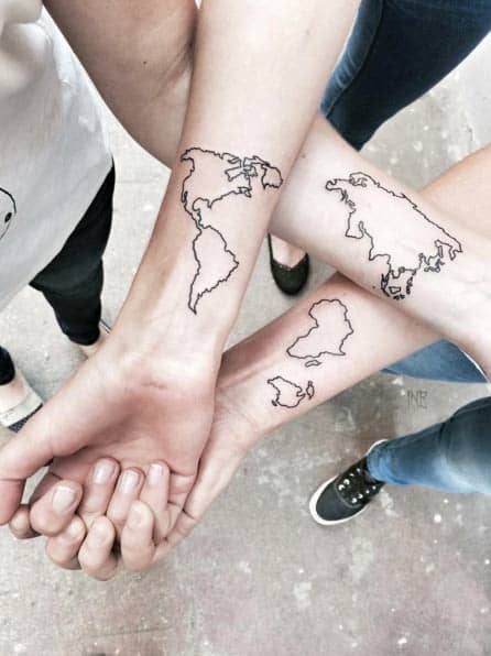 52 Matching Sister Tattoo Ideas Youll Love