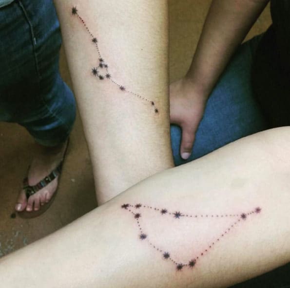 Constellation Sister Tattoos