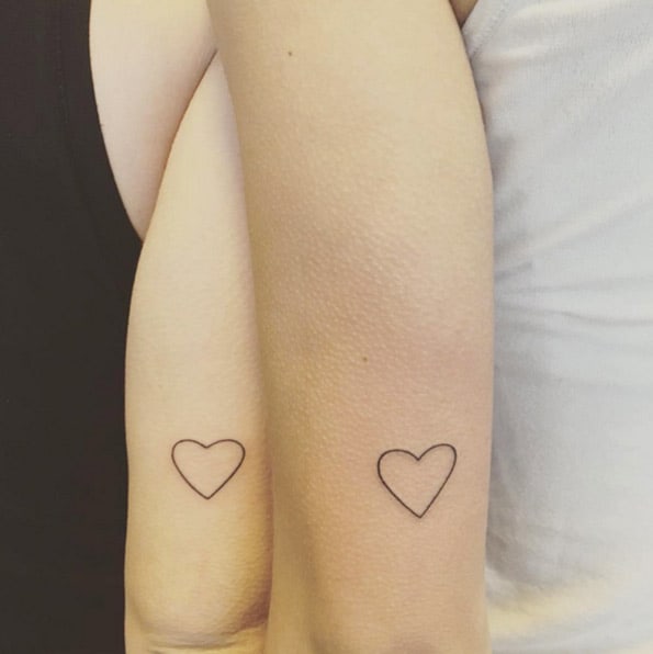Heart Sister Tattoos 