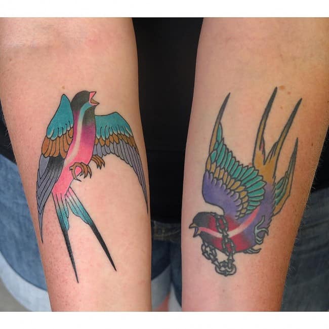 swallow tattoos