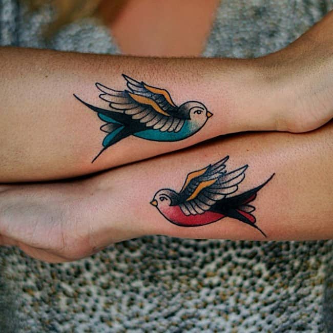 sparrows tattoo men