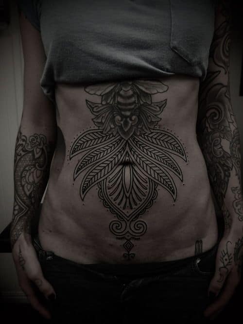 150 Beautiful Stomach Tattoos For Men, Women (June 2020)