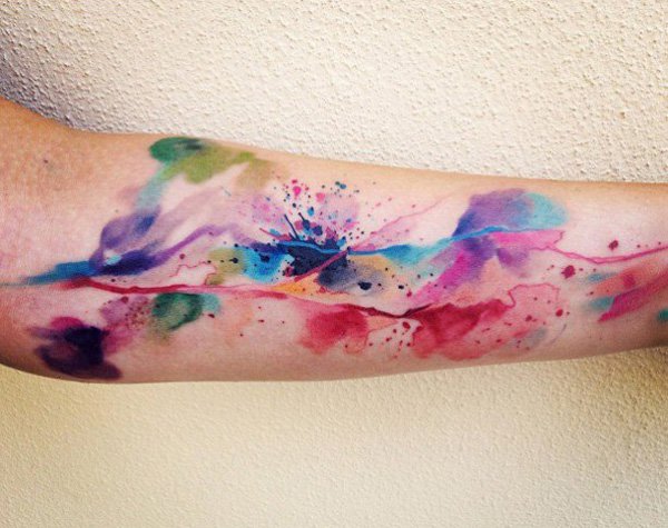 watercolor tattoo