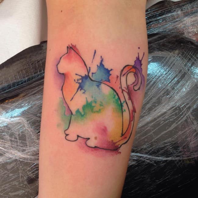 watercolor tattoo