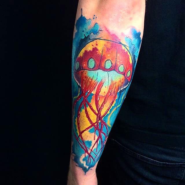 watercolor tattoo